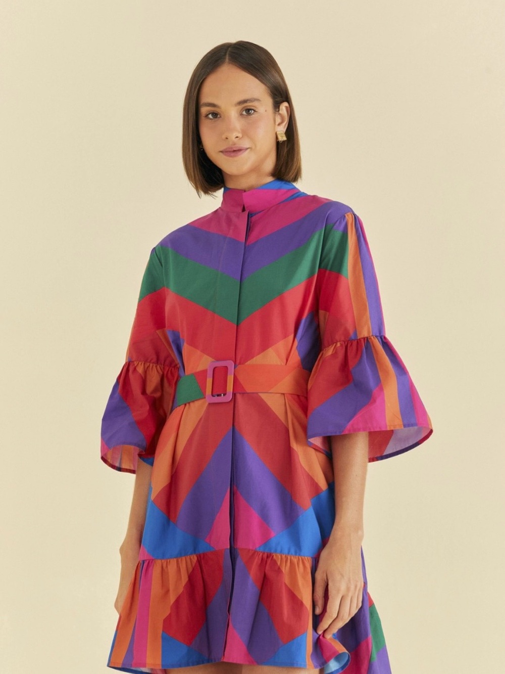 FARM RIO Amanda Striped Mini Dress - Picture 5 of 6